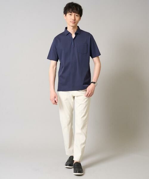 a.v.v / アー・ヴェ・ヴェ カットソー | 【接触冷感/UVカット】シルケットスムースポロシャツ | 詳細1