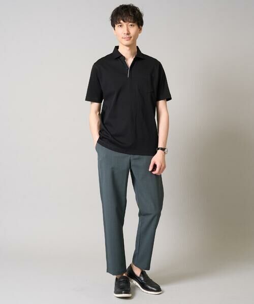 a.v.v / アー・ヴェ・ヴェ カットソー | 【接触冷感/UVカット】シルケットスムースポロシャツ | 詳細13