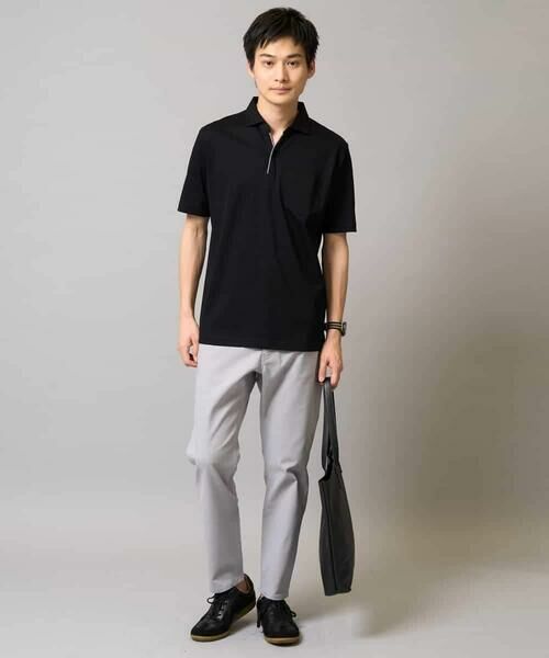 a.v.v / アー・ヴェ・ヴェ カットソー | 【接触冷感/UVカット】シルケットスムースポロシャツ | 詳細18
