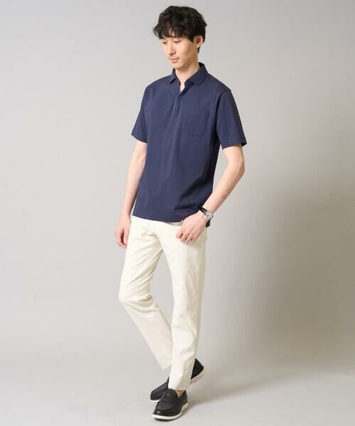 a.v.v / アー・ヴェ・ヴェ カットソー | 【接触冷感/UVカット】シルケットスムースポロシャツ | 詳細2