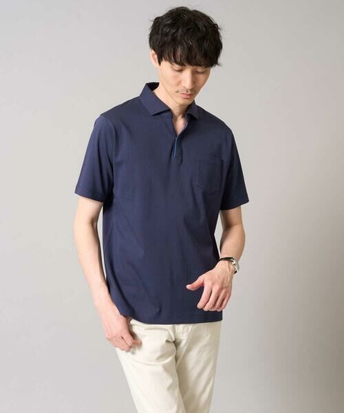 a.v.v / アー・ヴェ・ヴェ カットソー | 【接触冷感/UVカット】シルケットスムースポロシャツ | 詳細26