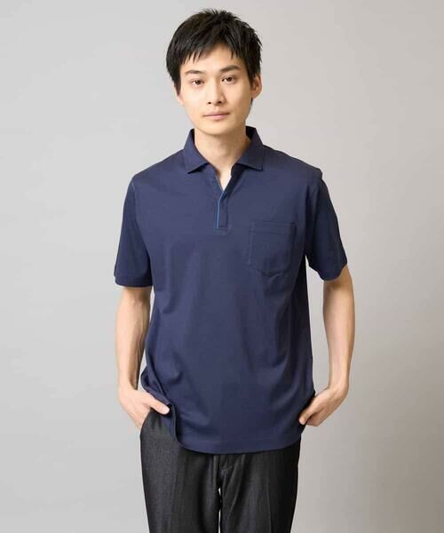 a.v.v / アー・ヴェ・ヴェ カットソー | 【接触冷感/UVカット】シルケットスムースポロシャツ | 詳細27