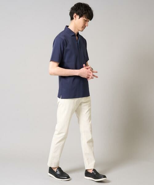 a.v.v / アー・ヴェ・ヴェ カットソー | 【接触冷感/UVカット】シルケットスムースポロシャツ | 詳細3