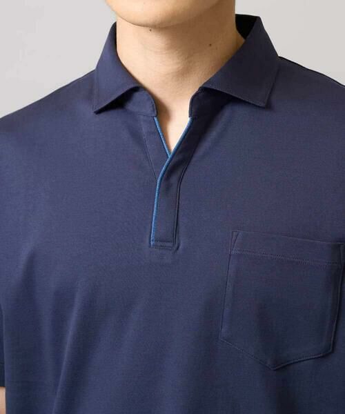 a.v.v / アー・ヴェ・ヴェ カットソー | 【接触冷感/UVカット】シルケットスムースポロシャツ | 詳細30