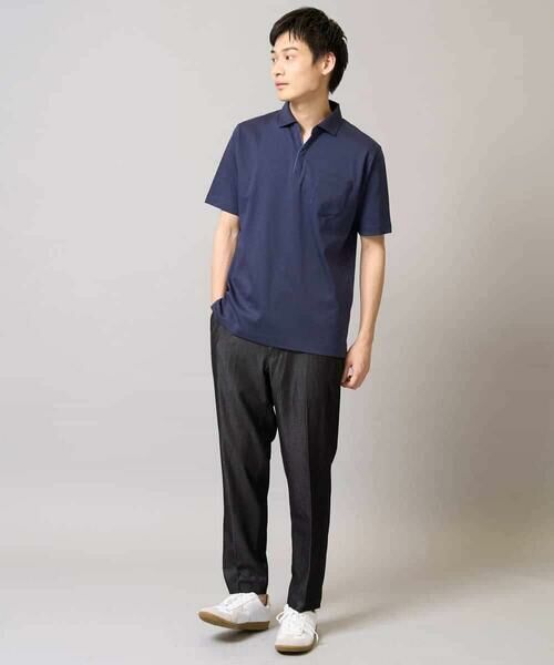 a.v.v / アー・ヴェ・ヴェ カットソー | 【接触冷感/UVカット】シルケットスムースポロシャツ | 詳細6