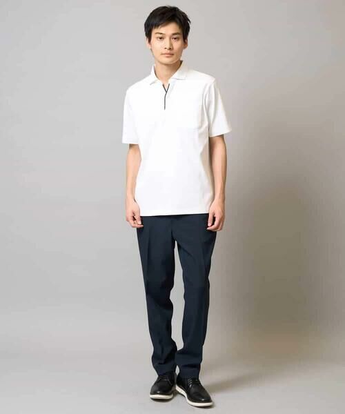 a.v.v / アー・ヴェ・ヴェ カットソー | 【接触冷感/UVカット】シルケットスムースポロシャツ | 詳細7