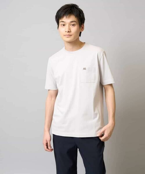 a.v.v / アー・ヴェ・ヴェ カットソー | 【接触冷感/コットン100％】ワンポイント刺繍カットソー | 詳細13