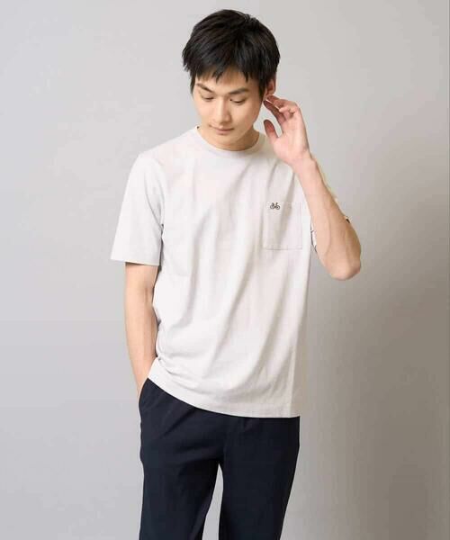 a.v.v / アー・ヴェ・ヴェ カットソー | 【接触冷感/コットン100％】ワンポイント刺繍カットソー | 詳細15