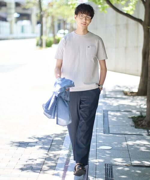 a.v.v / アー・ヴェ・ヴェ カットソー | 【接触冷感/コットン100％】ワンポイント刺繍カットソー | 詳細8