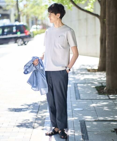 a.v.v / アー・ヴェ・ヴェ カットソー | 【接触冷感/コットン100％】ワンポイント刺繍カットソー | 詳細9