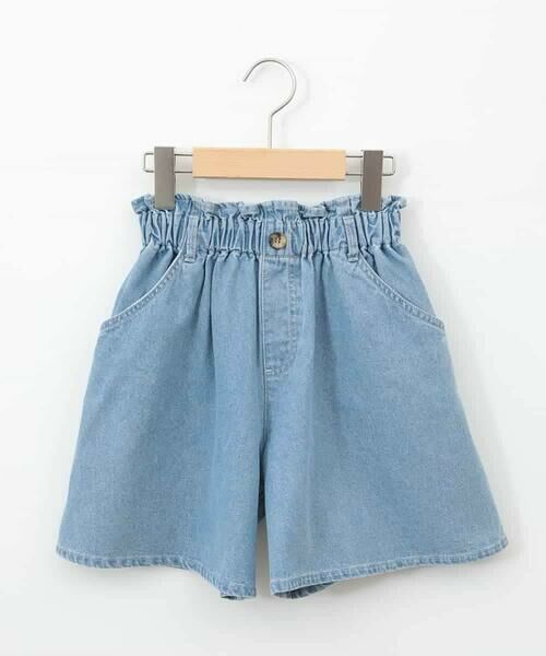 a.v.v / アー・ヴェ・ヴェ その他パンツ | 【接触冷感/ジメジメ対策】[100-130]デニムタックキュロット | 詳細1