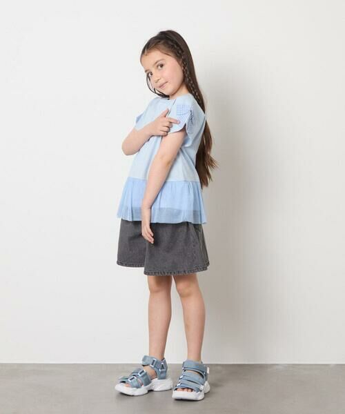 a.v.v / アー・ヴェ・ヴェ その他パンツ | 【接触冷感/ジメジメ対策】[100-130]デニムタックキュロット | 詳細11