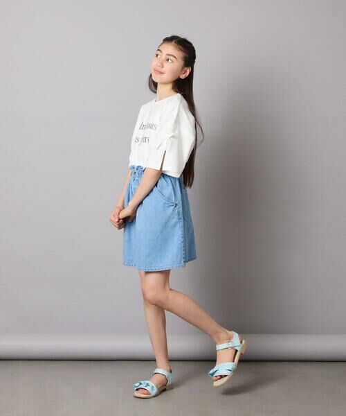 a.v.v / アー・ヴェ・ヴェ その他パンツ | 【接触冷感/ジメジメ対策】[100-130]デニムタックキュロット | 詳細29