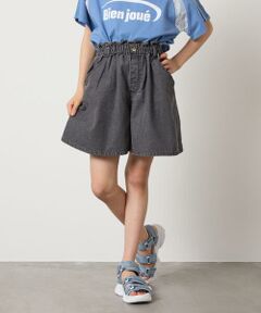 a.v.v / アー・ヴェ・ヴェ その他パンツ | [140-150]【接触冷感】デニムタックキュロット