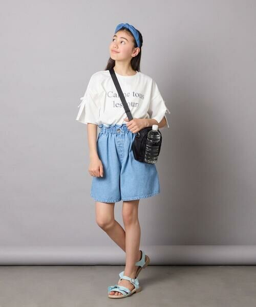 a.v.v / アー・ヴェ・ヴェ その他パンツ | [160]【接触冷感】デニムタックキュロット | 詳細10