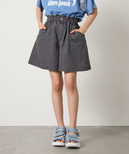 a.v.v / アー・ヴェ・ヴェ その他パンツ | [160]【接触冷感】デニムタックキュロット | 詳細13