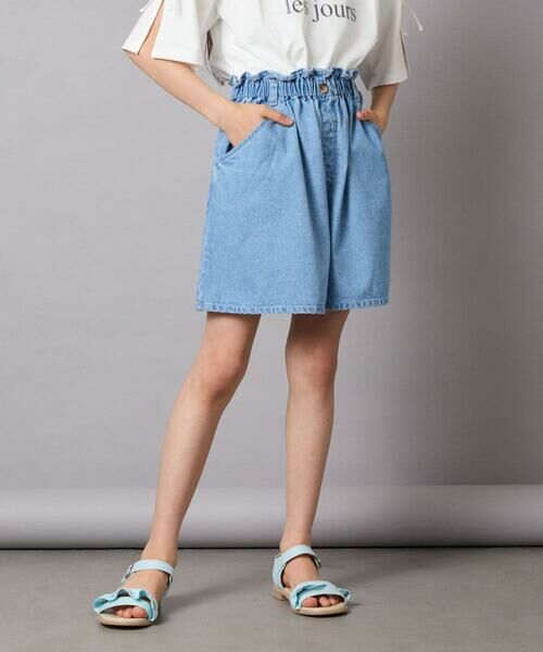 a.v.v / アー・ヴェ・ヴェ その他パンツ | [160]【接触冷感】デニムタックキュロット | 詳細2