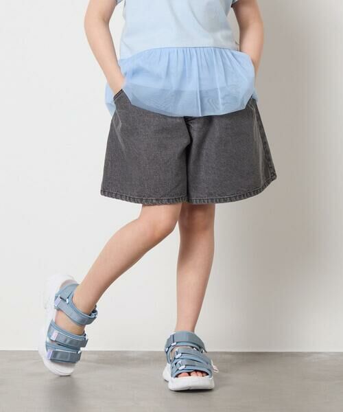 a.v.v / アー・ヴェ・ヴェ その他パンツ | [160]【接触冷感】デニムタックキュロット | 詳細21