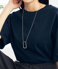 a.v.v / アー・ヴェ・ヴェ ネックレス・ペンダント・チョーカー | 【雑誌InRed(宝島社)5月号掲載】スクエアチャームネックレス