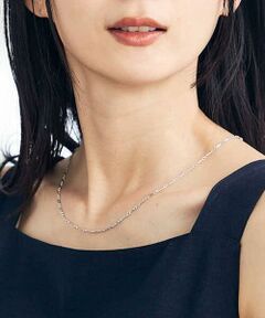 a.v.v / アー・ヴェ・ヴェ ネックレス・ペンダント・チョーカー | スクエアチェーンミドルネックレス