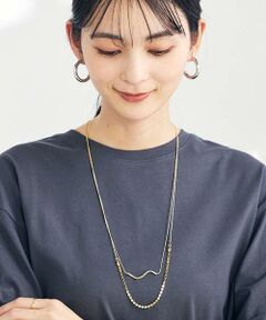 a.v.v / アー・ヴェ・ヴェ ネックレス・ペンダント・チョーカー | プレートコンビロングネックレス