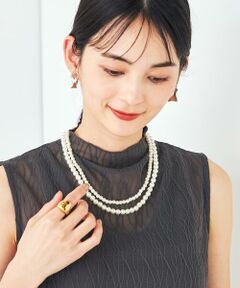 a.v.v / アー・ヴェ・ヴェ ネックレス・ペンダント・チョーカー | パール調二連ネックレス