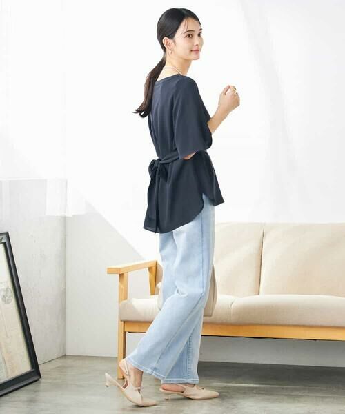 a.v.v / アー・ヴェ・ヴェ シャツ・ブラウス | 【接触冷感/UVカット/洗える】バックタック美ラクるブラウス | 詳細10