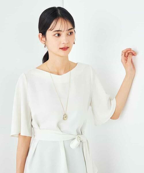 a.v.v / アー・ヴェ・ヴェ シャツ・ブラウス | 【接触冷感/UVカット/洗える】バックタック美ラクるブラウス | 詳細16