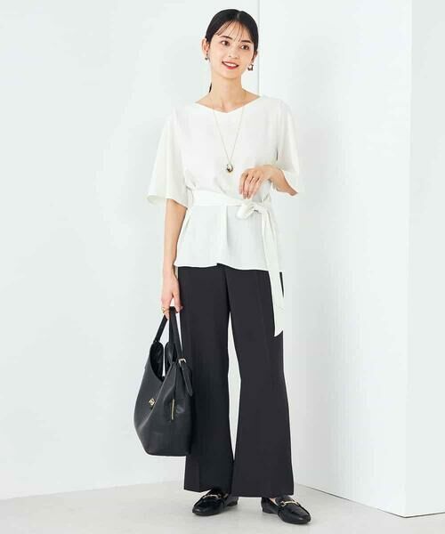 a.v.v / アー・ヴェ・ヴェ シャツ・ブラウス | 【接触冷感/UVカット/洗える】バックタック美ラクるブラウス | 詳細17