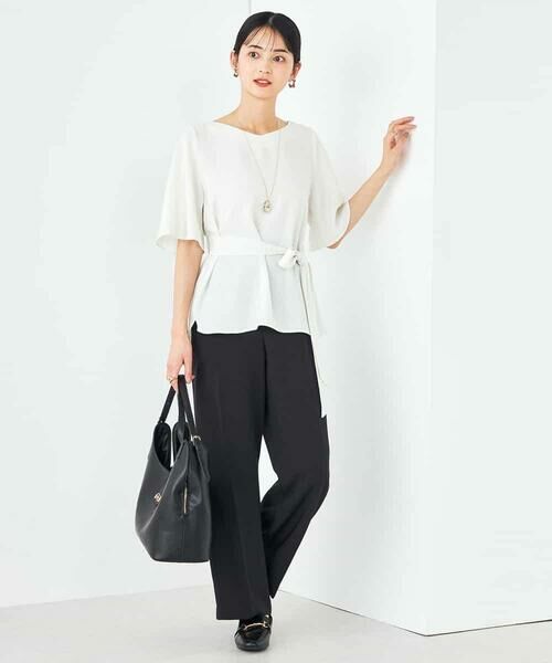 a.v.v / アー・ヴェ・ヴェ シャツ・ブラウス | 【接触冷感/UVカット/洗える】バックタック美ラクるブラウス | 詳細19