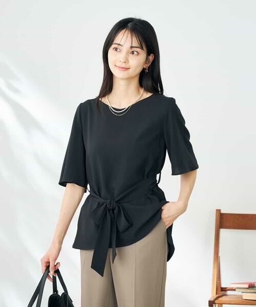 a.v.v / アー・ヴェ・ヴェ シャツ・ブラウス | 【接触冷感/UVカット/洗える】バックタック美ラクるブラウス | 詳細28