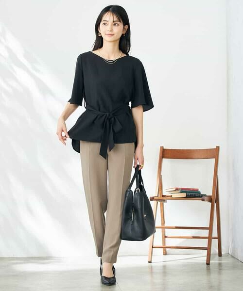 a.v.v / アー・ヴェ・ヴェ シャツ・ブラウス | 【接触冷感/UVカット/洗える】バックタック美ラクるブラウス | 詳細29