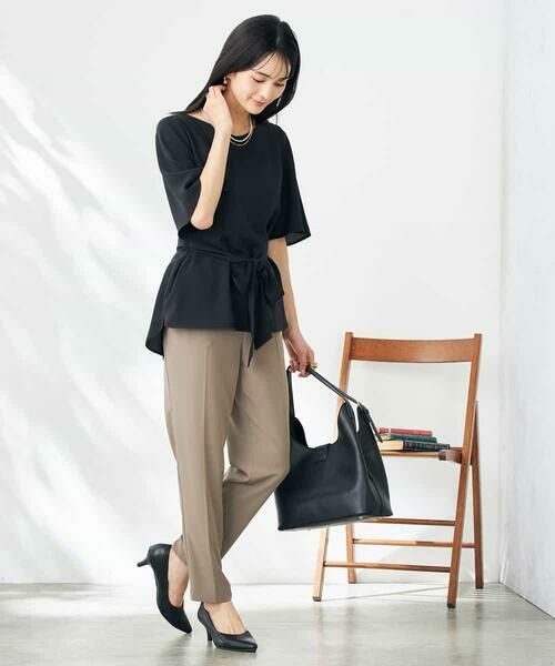 a.v.v / アー・ヴェ・ヴェ シャツ・ブラウス | 【接触冷感/UVカット/洗える】バックタック美ラクるブラウス | 詳細30