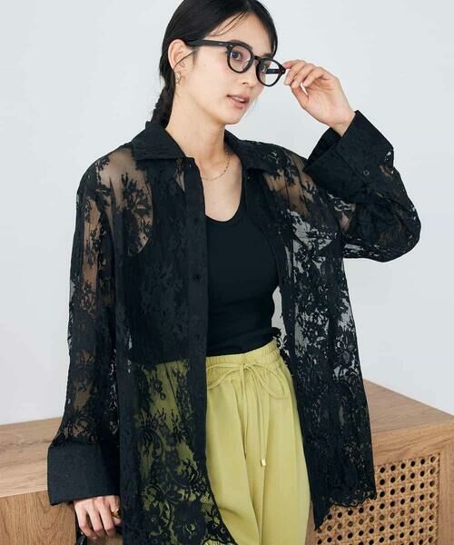 a.v.v / アー・ヴェ・ヴェ シャツ・ブラウス | レースシャツ | 詳細11