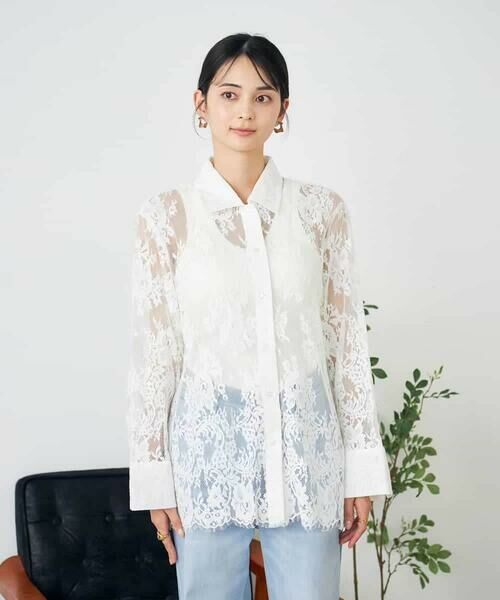 a.v.v / アー・ヴェ・ヴェ シャツ・ブラウス | レースシャツ | 詳細18