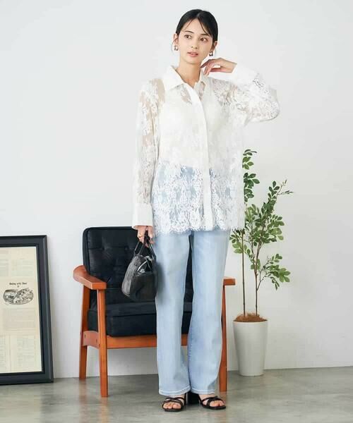 a.v.v / アー・ヴェ・ヴェ シャツ・ブラウス | レースシャツ | 詳細5