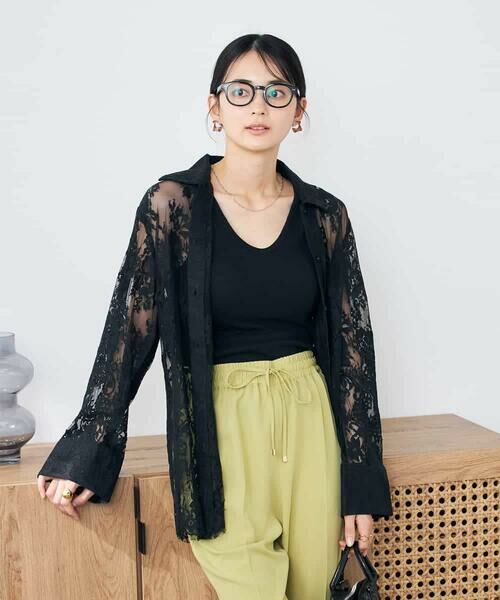 a.v.v / アー・ヴェ・ヴェ シャツ・ブラウス | レースシャツ | 詳細9