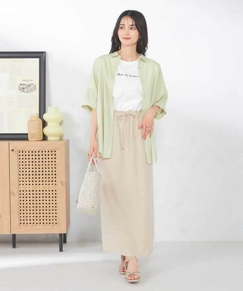 a.v.v / アー・ヴェ・ヴェ シャツ・ブラウス | 【接触冷感/洗える/イージーケア/毛玉になりにくい】シアータックシャツ | 詳細14