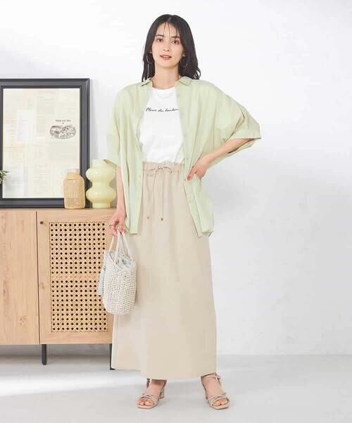 a.v.v / アー・ヴェ・ヴェ シャツ・ブラウス | 【接触冷感/洗える/イージーケア/毛玉になりにくい】シアータックシャツ | 詳細15