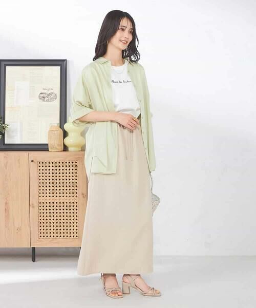 a.v.v / アー・ヴェ・ヴェ シャツ・ブラウス | 【接触冷感/洗える/イージーケア/毛玉になりにくい】シアータックシャツ | 詳細17