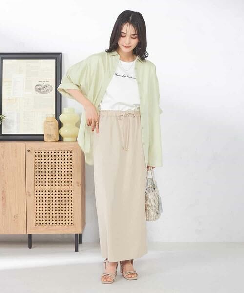 a.v.v / アー・ヴェ・ヴェ シャツ・ブラウス | 【接触冷感/洗える/イージーケア/毛玉になりにくい】シアータックシャツ | 詳細18