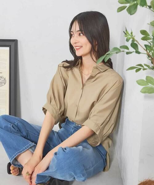 a.v.v / アー・ヴェ・ヴェ シャツ・ブラウス | 【接触冷感/洗える/イージーケア/毛玉になりにくい】シアータックシャツ | 詳細23