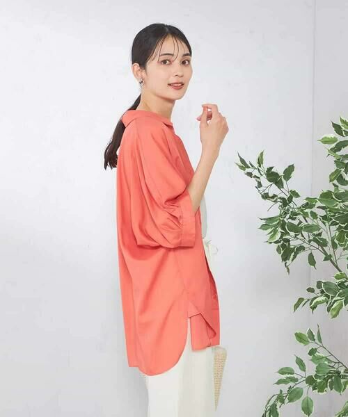 a.v.v / アー・ヴェ・ヴェ シャツ・ブラウス | 【接触冷感/洗える/イージーケア/毛玉になりにくい】シアータックシャツ | 詳細3