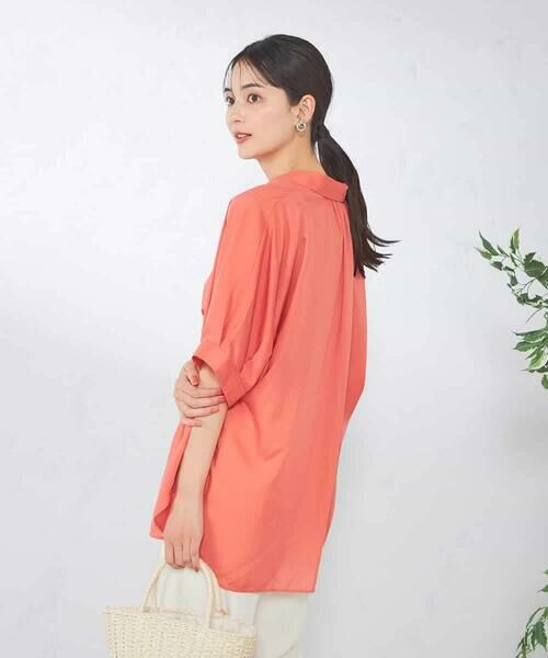 a.v.v / アー・ヴェ・ヴェ シャツ・ブラウス | 【接触冷感/洗える/イージーケア/毛玉になりにくい】シアータックシャツ | 詳細4