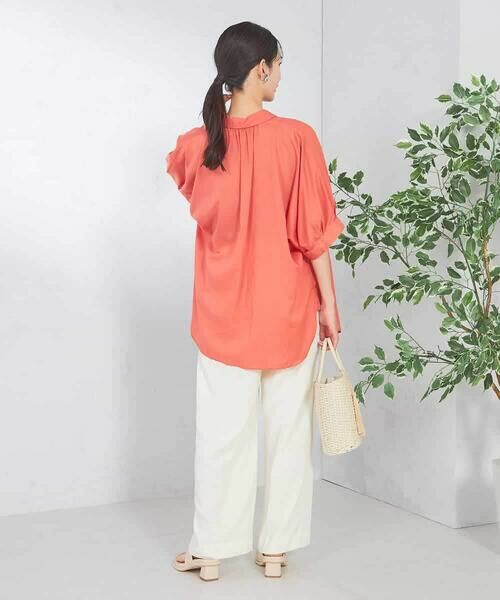 a.v.v / アー・ヴェ・ヴェ シャツ・ブラウス | 【接触冷感/洗える/イージーケア/毛玉になりにくい】シアータックシャツ | 詳細9