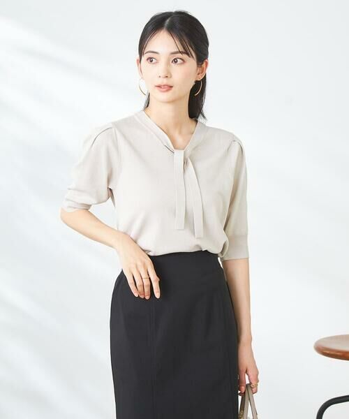 a.v.v / アー・ヴェ・ヴェ ニット・セーター | ラメ混ボウタイニット | 詳細13