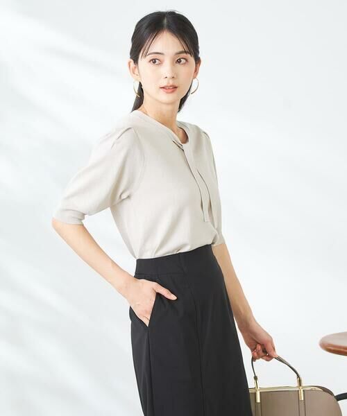 a.v.v / アー・ヴェ・ヴェ ニット・セーター | ラメ混ボウタイニット | 詳細14