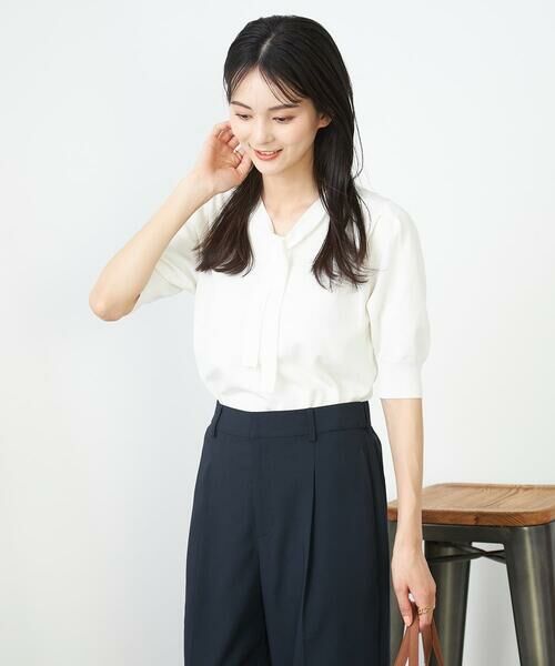 a.v.v / アー・ヴェ・ヴェ ニット・セーター | ラメ混ボウタイニット | 詳細20