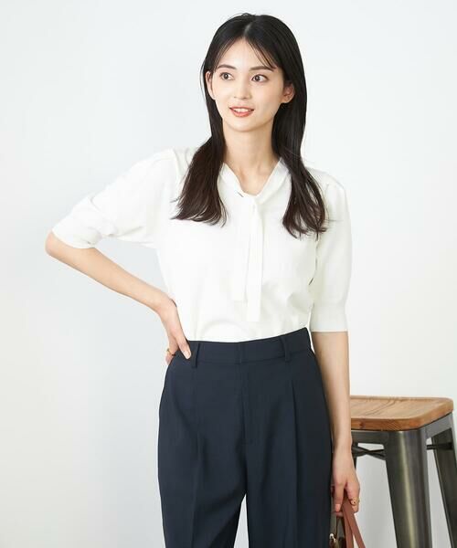 a.v.v / アー・ヴェ・ヴェ ニット・セーター | ラメ混ボウタイニット | 詳細21