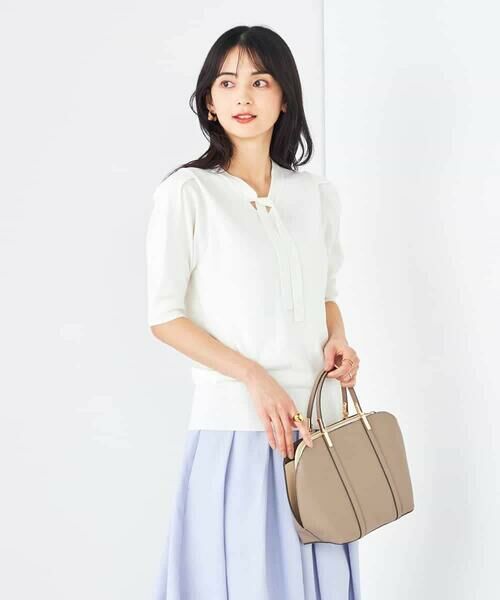 a.v.v / アー・ヴェ・ヴェ ニット・セーター | ラメ混ボウタイニット | 詳細25